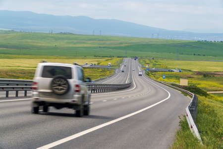 Highway Tavrida, P260, towards Belogorsk Republic of Crimea