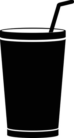 Icon vector Hot and Cold drinks in a cup glass and bottle as many types of them in stroke outline vectorのイラスト素材