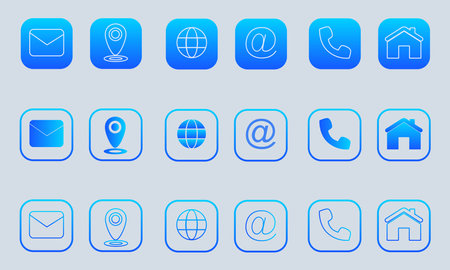 website icon set, website vector set sign symbol. Website Icon Stock Vectors, Clipart, and Illustrationsのイラスト素材