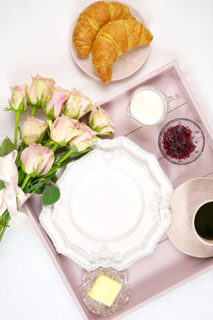 Mother s Day Valentine wedding product mockup styled with blush pink roses.の写真素材