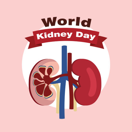 World Kidney Day stock vector art illustration poster and imageのイラスト素材
