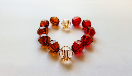 Crystal beat heartの写真素材