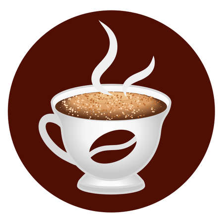 Coffee cup Icon. Vector illustrationのイラスト素材