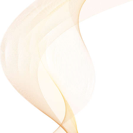 Abstract wave swirl swoosh, iridescent color flow. Air wind wavy undulate curve. Modern trendy design for banner background. Transparent veil effect. Vector illustrationのイラスト素材