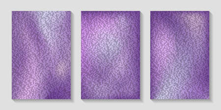 Iridescent covers with foil texture effect. Purple pearlescent holographic neon color, rainbow psychedelic background. vector illustrationのイラスト素材