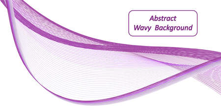 abstract wave background. Purple swirl swoosh, dynamic flowing waves Air wind veil transparent background for banner or poster. vector illustrationのイラスト素材