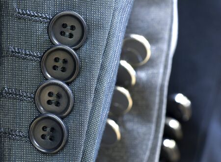 detail of sleeves on a tailor