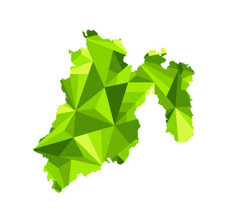Map of State of Mexico. Vectorのイラスト素材