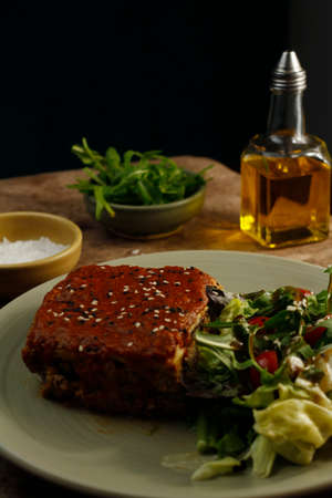 Moussaka with vegetables