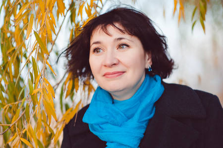 Autumn walkの写真素材