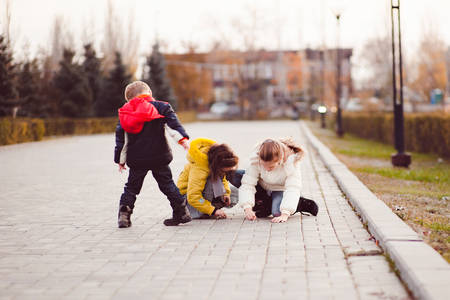 Autumn walkの写真素材