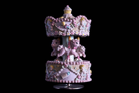 Toy carouselの写真素材