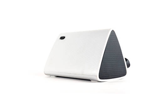 Portable portable speaker system runs on batteriesの写真素材