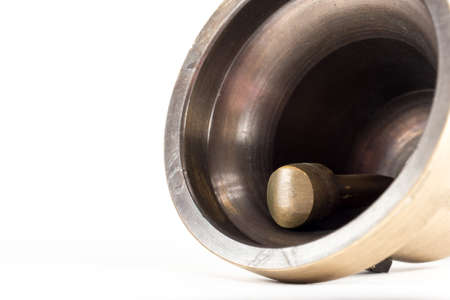 Hand bell. The souvenir brought from other country.の写真素材