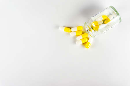 Tablets. Medicine for intake. It is released according to the recipe of the doctor.の写真素材