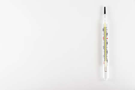 Thermometer. The medical tool for measurement of body temperature.の写真素材