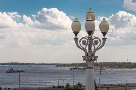 Baywalk. One of the main attractions of the city of Volgogradの写真素材