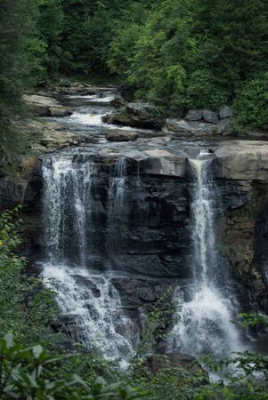 Black Waterfallsの写真素材