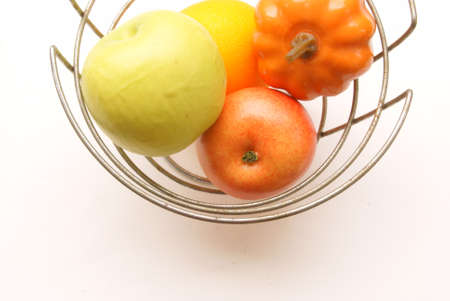 fake fruit for decorateの写真素材