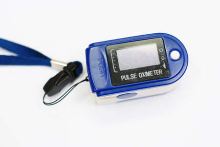 oxygen pulse meter, medical equipmentの写真素材