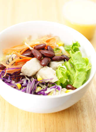 Delicious vegetable saladの写真素材
