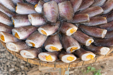 smoked fishの写真素材