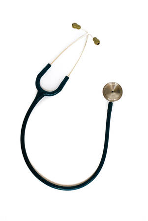 Doctor s stethoscope on a white backgroundの写真素材