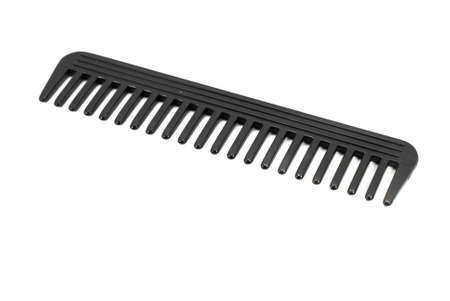 Black comb isolated on white background