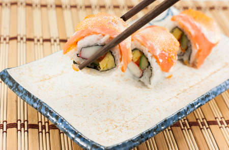 California Maki Sushiの写真素材