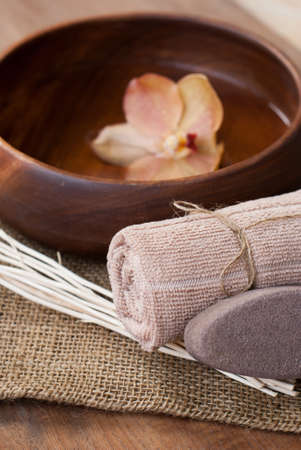 spa treatment setの写真素材