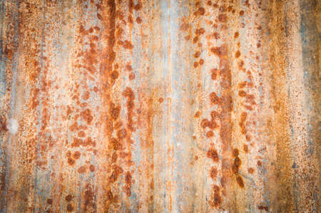 Rusted galvanized iron plateの写真素材
