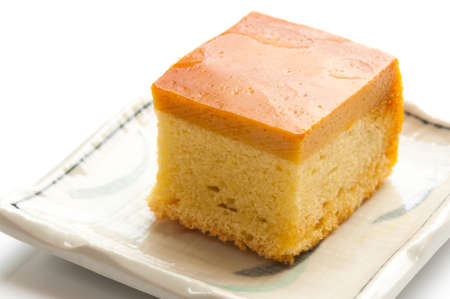 Custard cakeの写真素材