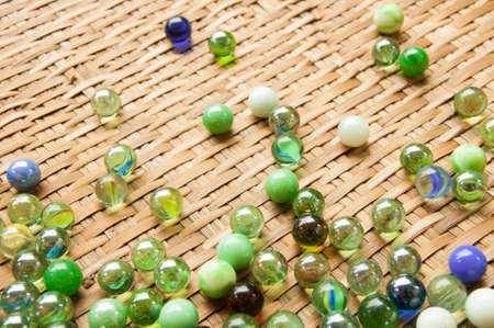 Wonderful glass ballsの写真素材