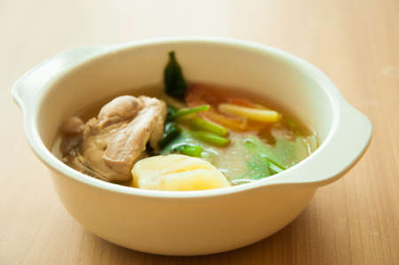 Chicken soupの写真素材