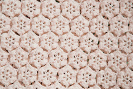 a background image of lace cloth, handmadeの写真素材