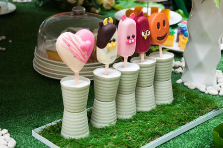Cake popsの写真素材