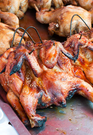 Grilled chickenの写真素材