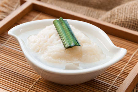Kaomark, sweet fermented rice, a sweetmeat consisting of fermented glutinous rice