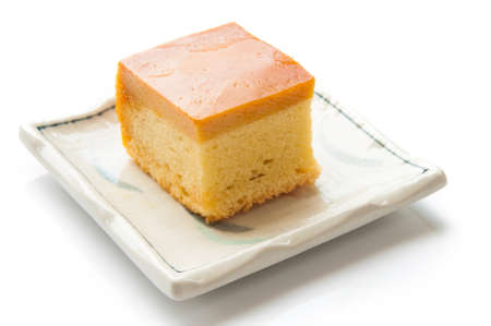 Custard cakeの写真素材