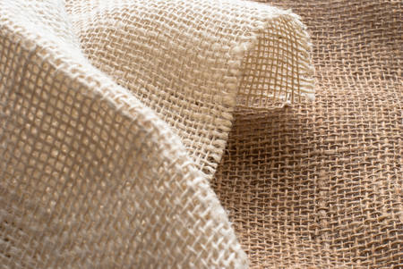 Texture of sack. Burlap backgroundの写真素材