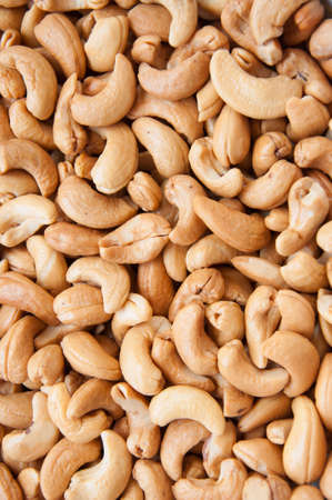 Cashew nuts closeup.の写真素材