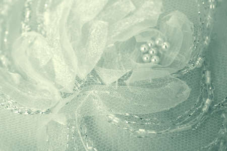  image of lace cloth, blue toneの写真素材