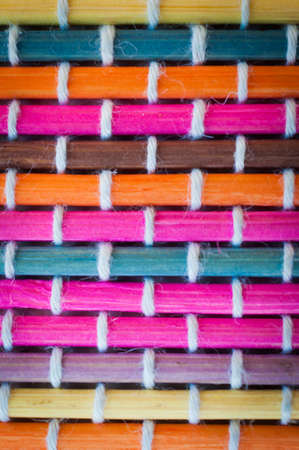 Bamboo mat,colorfulの写真素材