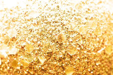 yellow pastel Glitter backgroundの写真素材