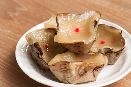 Traditional Year cake or Chinese New Yearの写真素材