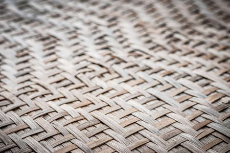 Grunge old basketwork texture bamboo pattern, can be used as background.の写真素材