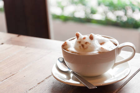 Latte' Art Coffeeの写真素材