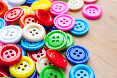 Sewing buttons の写真素材