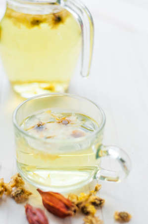 Chinese Chrysanthemum teaの写真素材