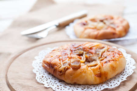 fresh homemade pizzaの写真素材